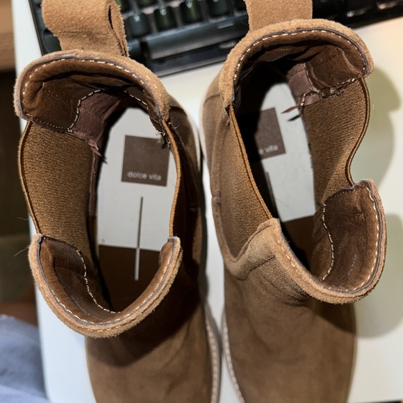 Dolce vita hawk h20 botties in chestnut suede - Picture 2 of 4